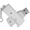 Right still Transshow edge metal U disk creative business U disk 64G silver