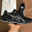 Asics Gel-Quantum 360 Shift Cushioning Running Shoes Pure Black Blue White Men Women Discount Sport Sneakers