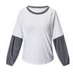 Fashion Women Ladies Chiffon T Shirt Lantern Long Sleeve Blouse Casual Tops HOT