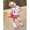 Plaid Kids Baby Girls Cotton Vest Tops T-shirt Shorts Pants Outfits Clothes USA