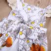 Toddler Infant Baby Girls Lace Floral Rompers Bodysuit Jumpsuit Outfits UK Stock