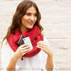 Women Men Winter Warm Infinity 1 Circle Cable Knit Cowl Xmas Neck Scarf Shawl