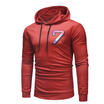 New Mens Slim Warm Hooded Long Sleeve Sweatshirts 7 Print Hoodies Coat Outwear