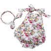 Adorable Baby Girl Floral Ruffle Romper Jumper Jumpsuit Sunsuit Outfits Clothes