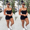 USA Women Sexy Clubwear Playsuit Bodycon Party Jumpsuit&Romper Trousers Shorts