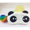 Cute Cartoon Panda Style Blindfold Plush Fabric Shade Sleep Eye Mask