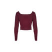 New Womens Long Sleeve Round Neck Plain Basic Ladies Stretch T-Shirt Top Sexy