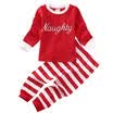 2PCS Striped Infant Baby Boys Girls Striped Bodysuit Pajamas Pants Outfits Green