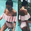 Sexy Women Push-up Bikini Set Padded Bandage Swimsuit Swimwear Beachwear