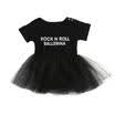 Lovely Baby Girls Tulle Cotton Romper Dress Bodysuit Playsuit Outfit Clothes UK