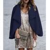 US Women Career OL Long Sleeve Slim Casual Suit Blazer Jacket Coats Tops Outwear