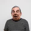 Donald Trump mask cardboard face&fancy dress Halloween Costumn Latex mask