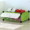 Heart home combination should be simple shoe cabinet dustproof home plastic resin shoes storage cabinet 1 column 1 layer GX-5846G