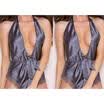 US Womens Sleepwear V-Deep Silk Pajamas Sexy Lace Romper Jumpsuit Nightwear