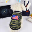 America Flag Camouflage Pet Clothes Puppy Dog Cat Vest T Shirt Coat Sweater