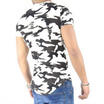 US Mens Short Sleeve T Shirt Slim Fit Casual Tops Clothing Camouflage Muscle Tee