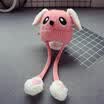 Hot Novelty Magic Rabbit Hat With Moving Ear Plush Toy Gift Kids Toy Party Photo