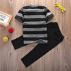 Toddler Baby Kids Fashion Boy Girl T-shirts TopsLong Pants Clothes Set Outfits