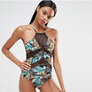 Sexy Women One-piece Bathing Suit Swimwear Beachwear Monokini Push Up Bikini D