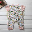 Newborn Baby Boys Girl Top Romper Pants Hat Bodysuit Sunsuit Outfits Set Clothes