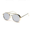 New Design Sunglasses with thick sections of glasses Sunglasses Mirrored Designer Brand Glasses Vintage Sun glasses