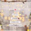 Christmas Wooden Pendant Door Decorations Xmas Tree Hanging Home Ornaments AU