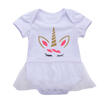 Infant Toddler Baby Girl Unicorn Casual Romper Jumpsuit Dress Top Outfit Clothes