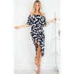 UK Stock Boho Womens Holiday Off Shoulder Floral Maxi Ladies Beach Party Dress