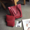 3pcs Women Leather Shoulder Messenger Purse Handbag Crossbody Satchel Tote Bag