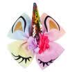 1 PCSet Cute Rainbow Printed Colorful Knot Ribbon Bow For Baby Girls US STOCK