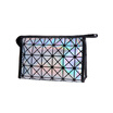 2018 New Fashionable Geometric Cosmetic Bag For Women Luminous Makeup Cases Ladies Zipper Cosmetics Organizer Folding Travel Make