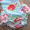 Floral Baby Girls Ruffle Dress Romper Jumper Jumpsuit Sunsuit Clothes 0-24M