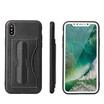 New iphoneXS Mobile Phone Case Support Back Cover Samsung Note9 Leather Case Black