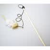 Pet Cat Toy Kitten Interactive Toy Stick Wand Teasing Feather Bell US Stock