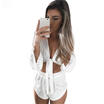 Womens Celeb Sexy Mini Playsuit White Jumpsuit Summer Shorts Beach Sun Dress G2