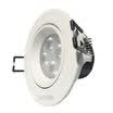 NVC lighting NVC spotlights led spotlights ceiling adjustable angle 4W hole 75mm white lamp surface 5700K white light