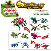 All in one Big Spider Mini Egg Capsule Jurassic Park Dinosaur DIY Building Blocks Compatible Wiht Lego Education Brick Toy for kid