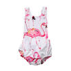 Toddler Baby Kids Girls Cute Romper Flamingo Bodysuit Sunsuit Clothes Outfits