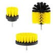 3Pcs Round Full Electric Bristle Drill Brush Rotary Cleaning Tool Scrubber HOT