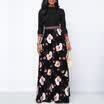 Womens Red Green Tartan Print Long Sleeve Swing Skater Dress Plus Size 8-18 NEW