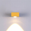 Baycheer HL484507 Golden Finish Post Modern Acrylic 1102" Long Led Wall Sconce in White Light