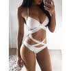2017 Women Bikini Set Swimwear Bandage Push-Up Padded Swimsuit Bathing Beachwear