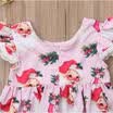 Newborn Kids Baby Girls Santa Claus Xmas Dress Princess Party Pageant Costume AU
