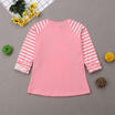 Fashion Newborn Cute Baby Girls Long Sleeve Clothes Swan Printed T-shirt Tops