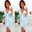 Women Bandage Bodycon Formal Work Evening Party Cocktail Pencil Mini Dress
