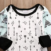 3PCS Baby Boys Girls Clothes Long Sleeve Tops Pants Leggings Hat Outfits Set UK