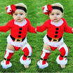 AU Stock Christmas Boys Girl Baby Grow Romper Clothes Baby Santa Costume Outfits