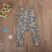 AU Toddler Baby Girls Floral Jumpsuit Sleeveless Romper Bodysuit Outfit Clothes