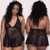 Sexy-Lingerie-Sleepwear-Women-Mesh-G-string-Dress-Underwear-Babydoll-Nightwear