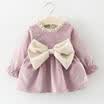 Cute Newborn Toddler Kids Baby Girl Cotton Bowknot Princess Party Dress Clothes